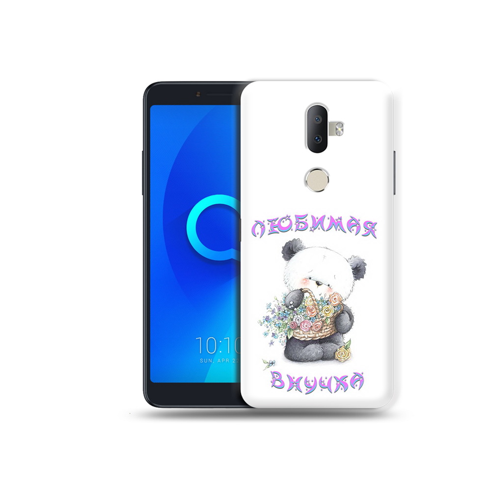 

Чехол MyPads Tocco для Alcatel 3V Любимая внучка, Прозрачный, Tocco