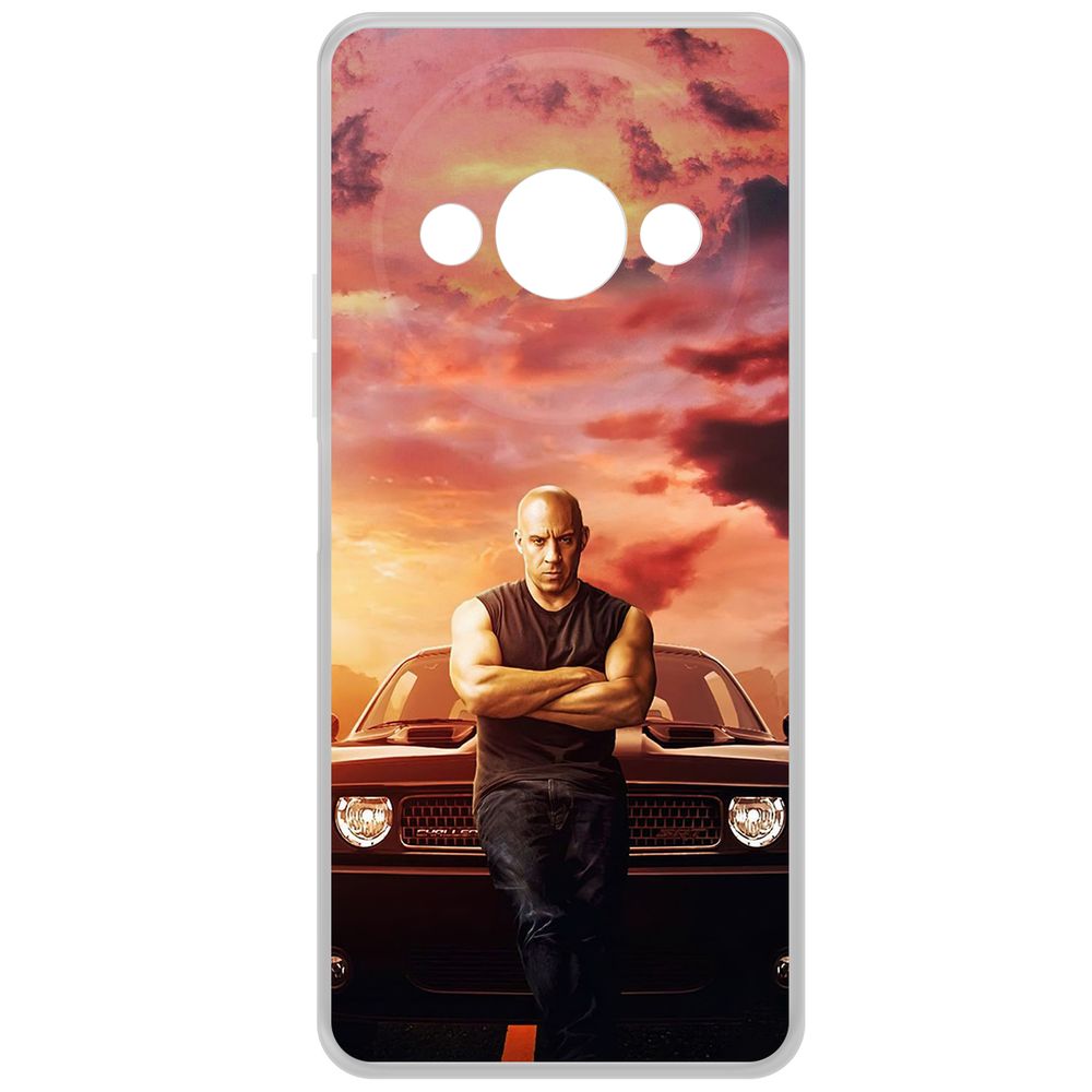 

Чехол-накладка Krutoff Clear Case Форсаж. Доминик Торетто для Xiaomi Redmi A3x, Прозрачный