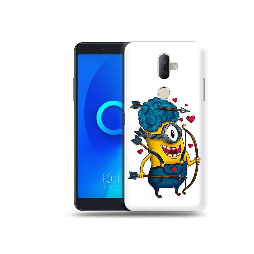 

Чехол MyPads Tocco для Alcatel 3V Миньон купидон, Прозрачный, Tocco