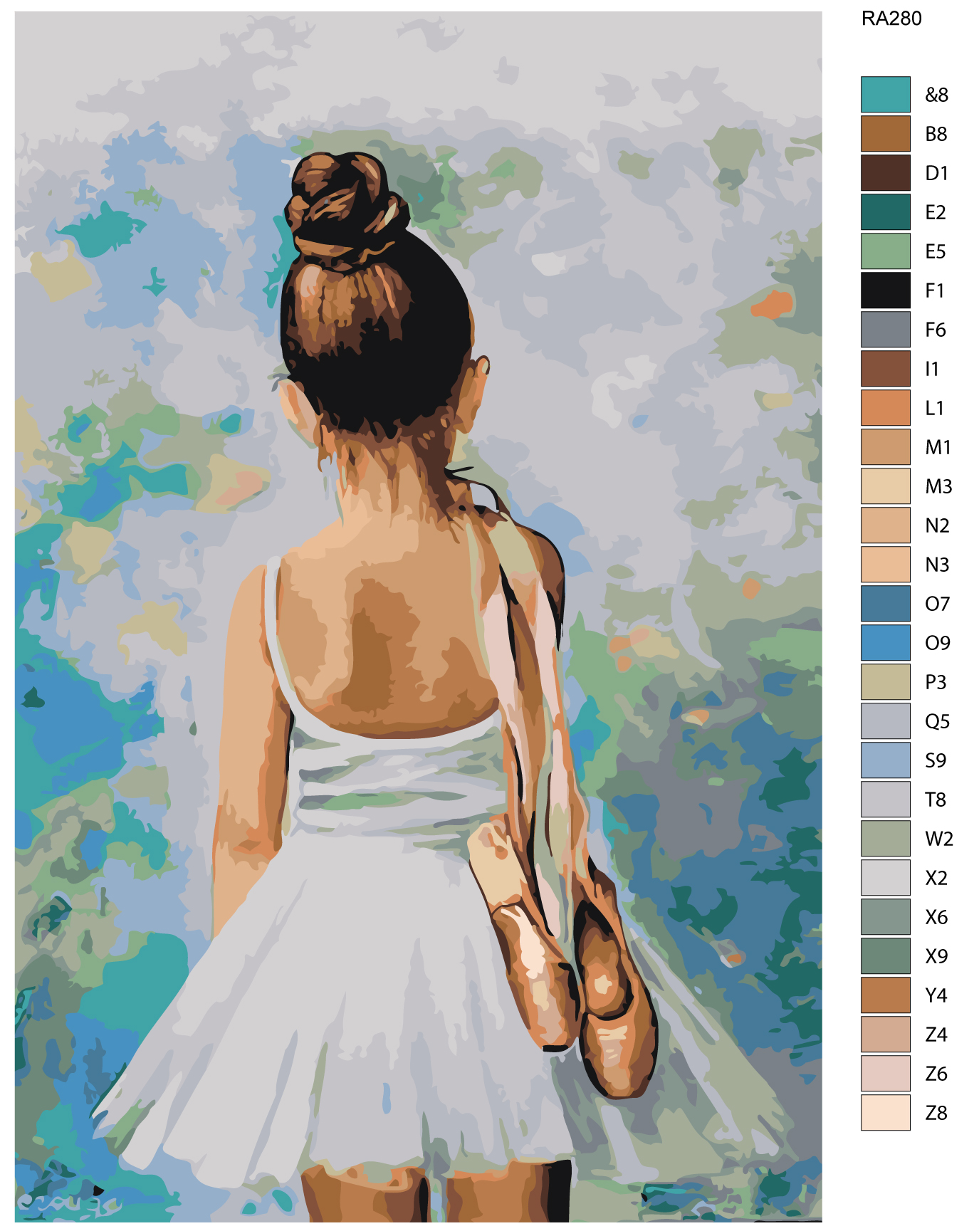 

Картина по номерам, Живопись по номерам, 60 x 90, RA280, RA280