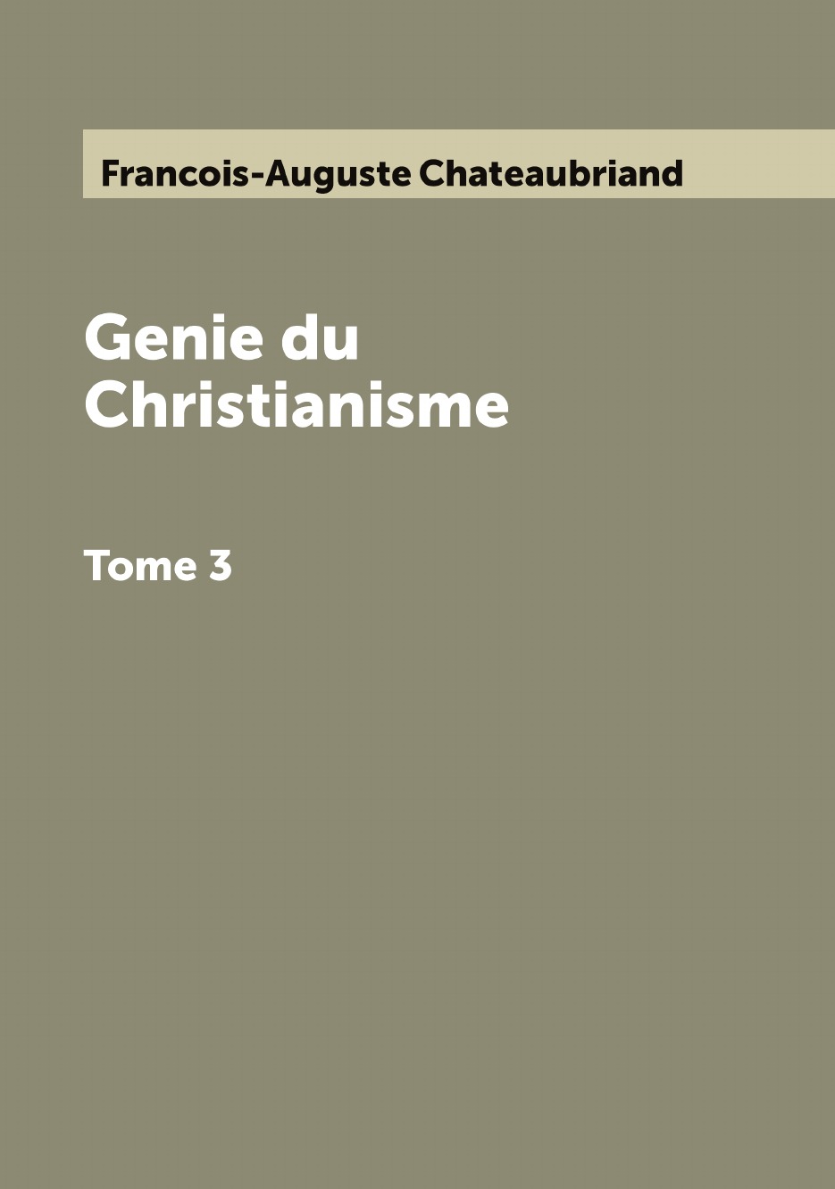 

Genie du Christianisme