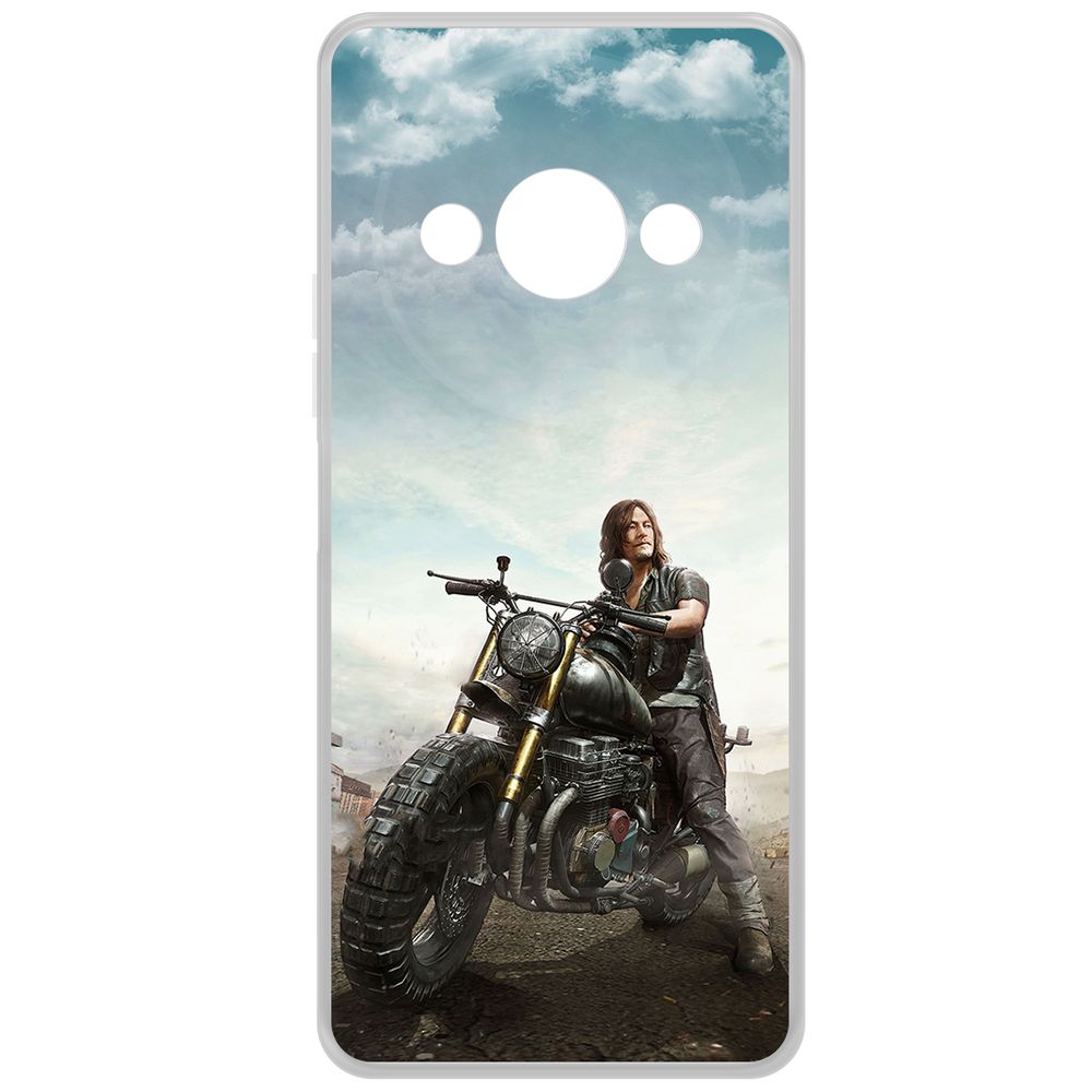 

Чехол-накладка Krutoff Clear Case Ходячие мертвецы. Дэрил для Xiaomi Redmi A3x, Прозрачный