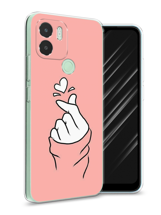 

Чехол Awog на Xiaomi Redmi A1+/Redmi A2+, Poco C51/C50 "Любовь-щелк", Оранжевый, 319350-1