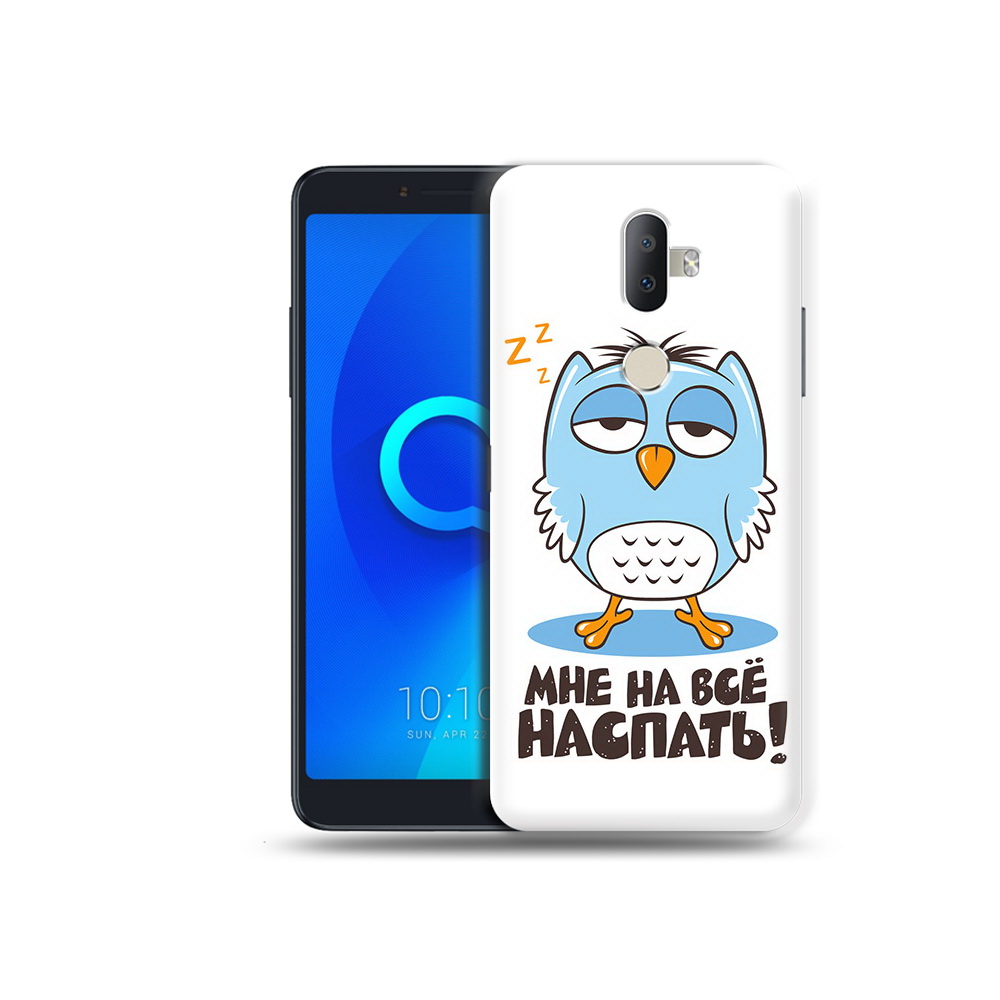

Чехол MyPads Tocco для Alcatel 3V Мне на все наспать, Прозрачный, Tocco