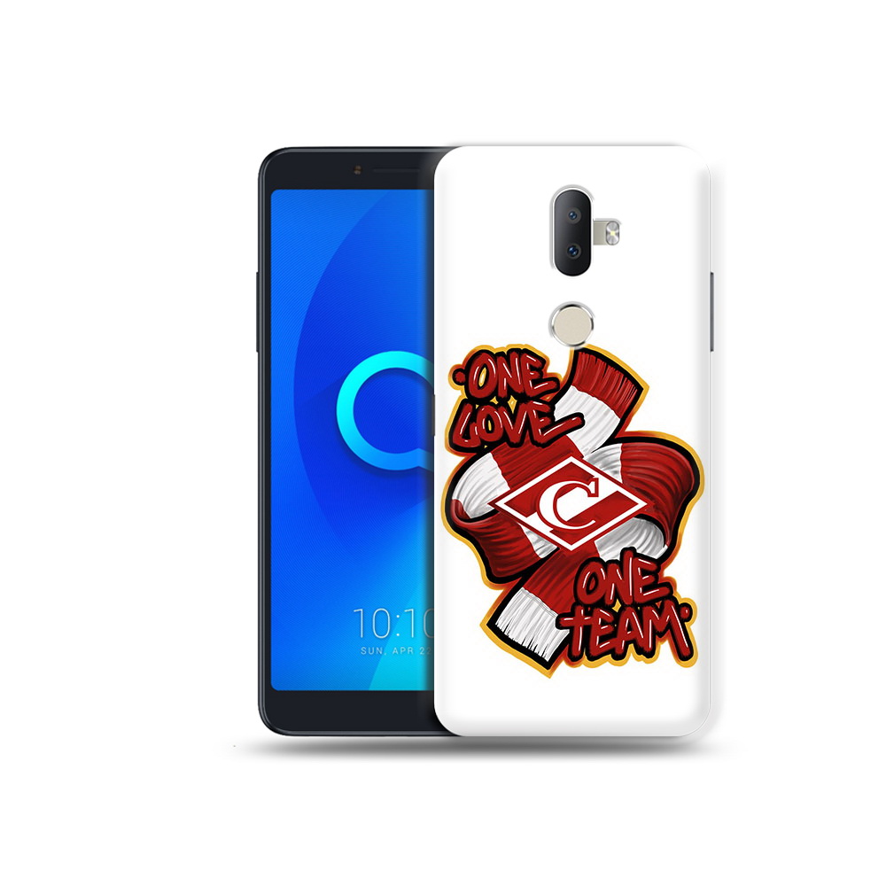 

Чехол MyPads Tocco для Alcatel 3V Одна любовь-Спартак, Прозрачный, Tocco