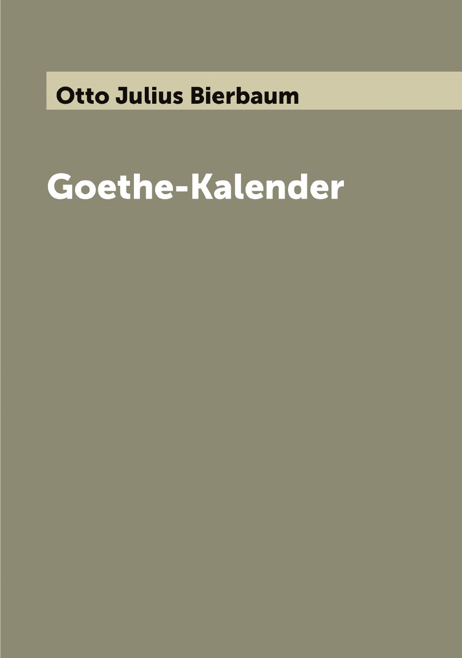 

Goethe-Kalender