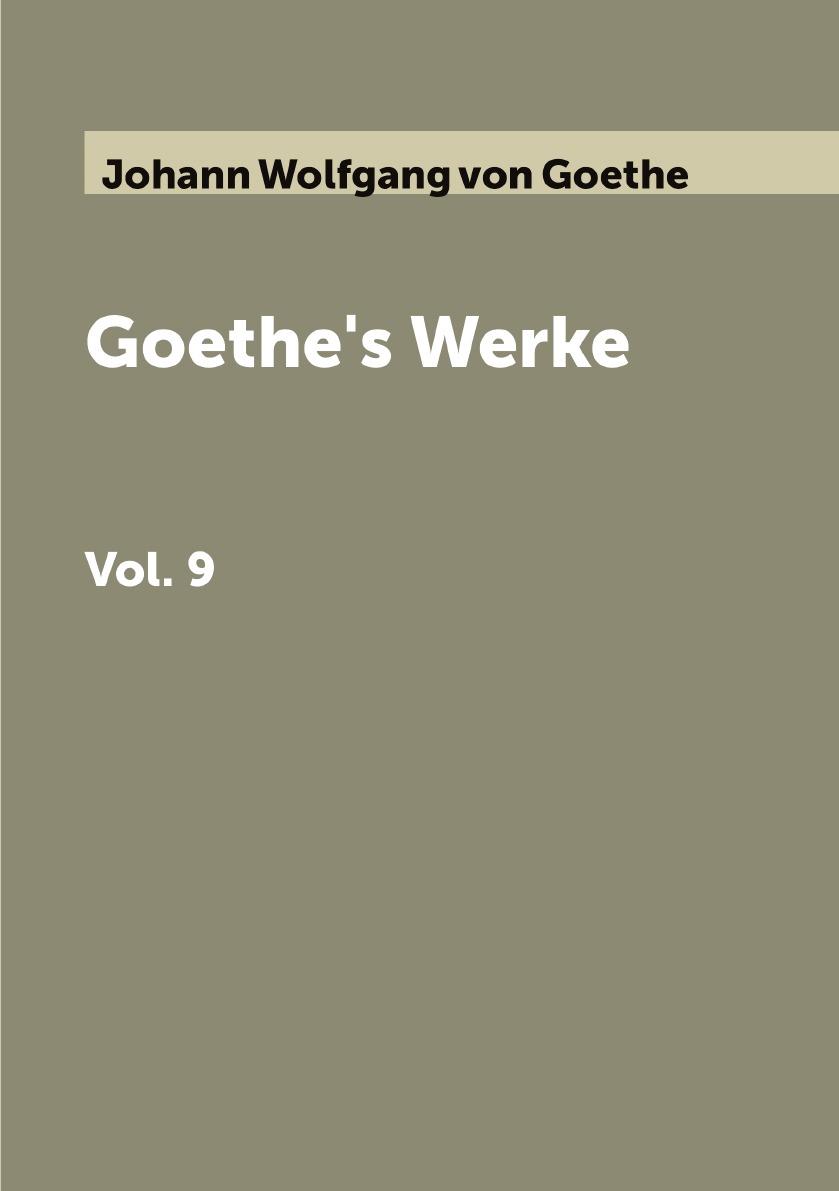 

Goethe's Werke