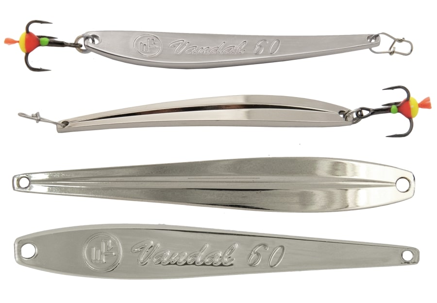 

Блесна вертикальная ECOPRO Vandal, 60мм, 5г, S, Серебристый, EPSVT60S