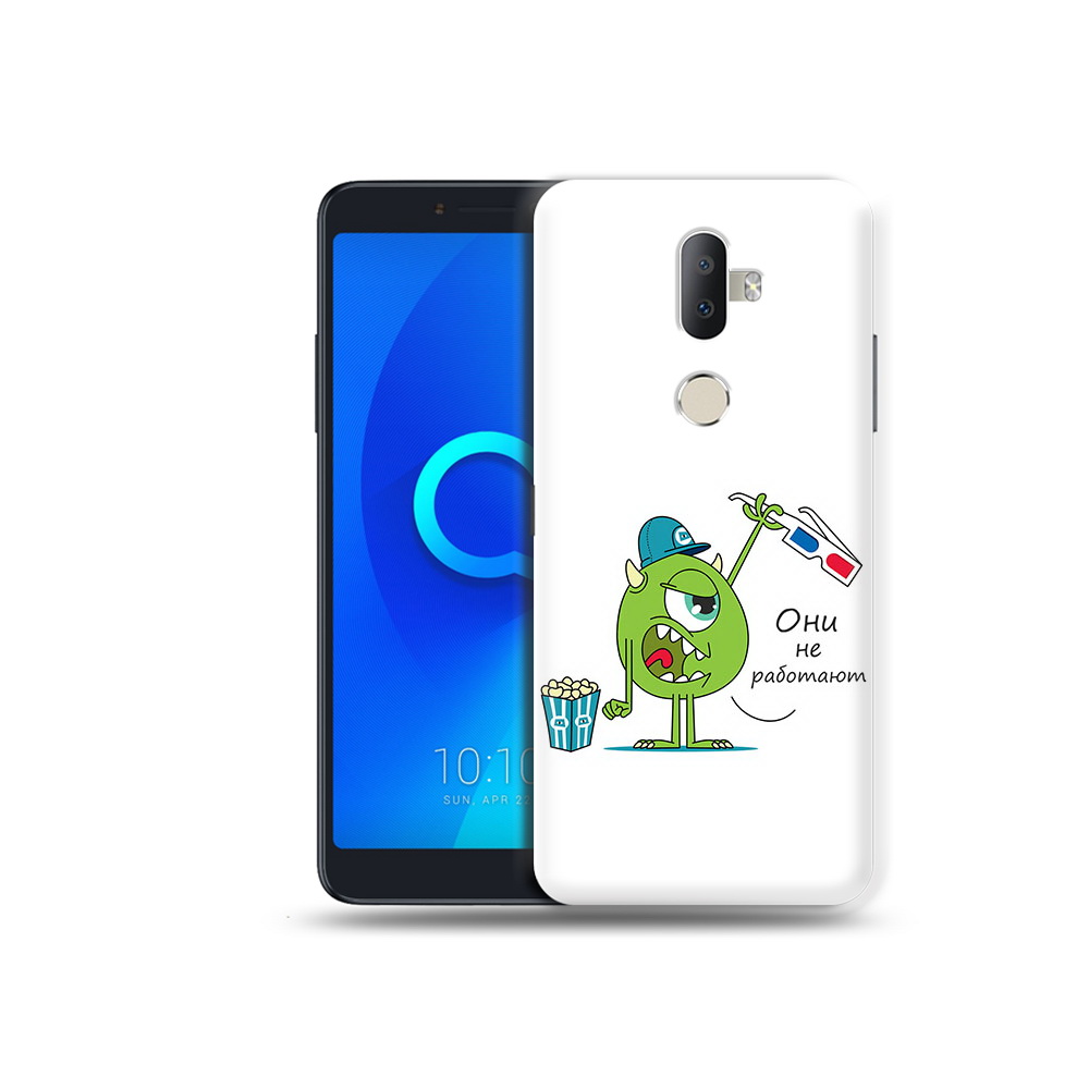 

Чехол MyPads Tocco для Alcatel 3V Очки не работают, Прозрачный, Tocco