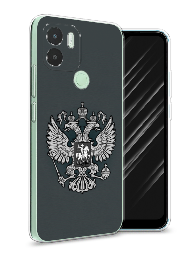 

Чехол Awog на Xiaomi Redmi A1+/Redmi A2+/Poco C51/C50 "Герб России серый", 319350-1