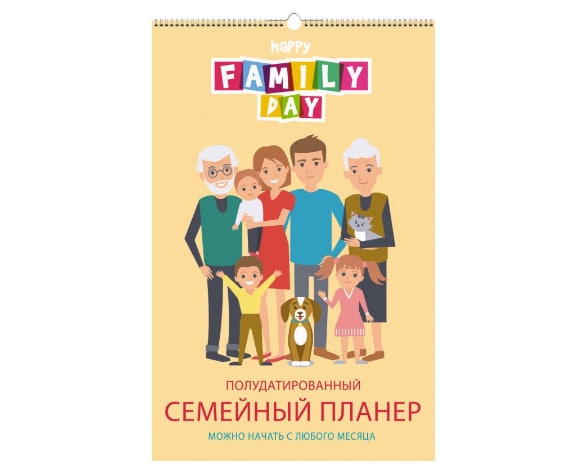 фото Расписание уроков планер6л family time 280х435 пс22601 1556763 канц-эксмо