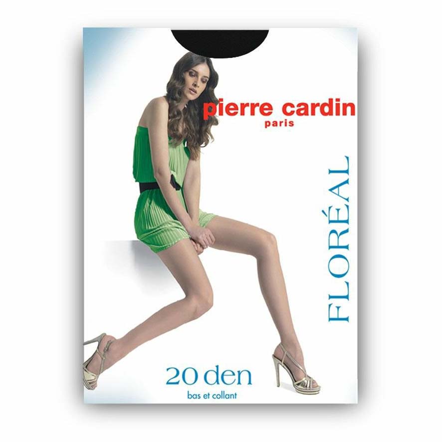 Колготки женские Pierre Cardin FLOREAL 20 черные 4 (L)