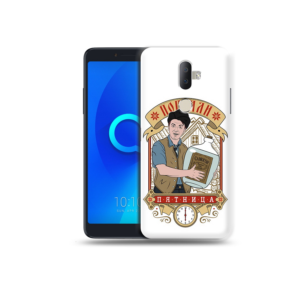 

Чехол MyPads Tocco для Alcatel 3V Погнали пятница, Прозрачный, Tocco