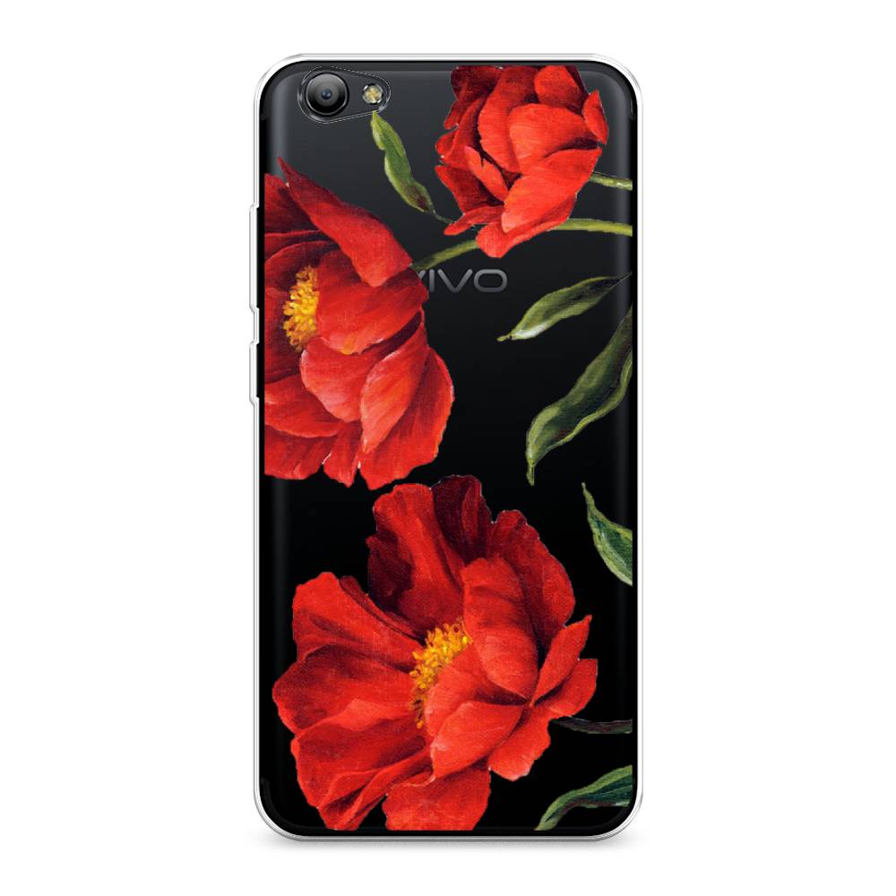

Чехол Awog на Vivo Y65/Y66 "Красные маки", Разноцветный, 260550-8