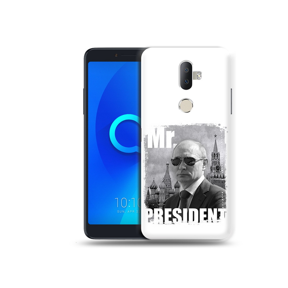 

Чехол MyPads Tocco для Alcatel 3V Путин, Прозрачный, Tocco