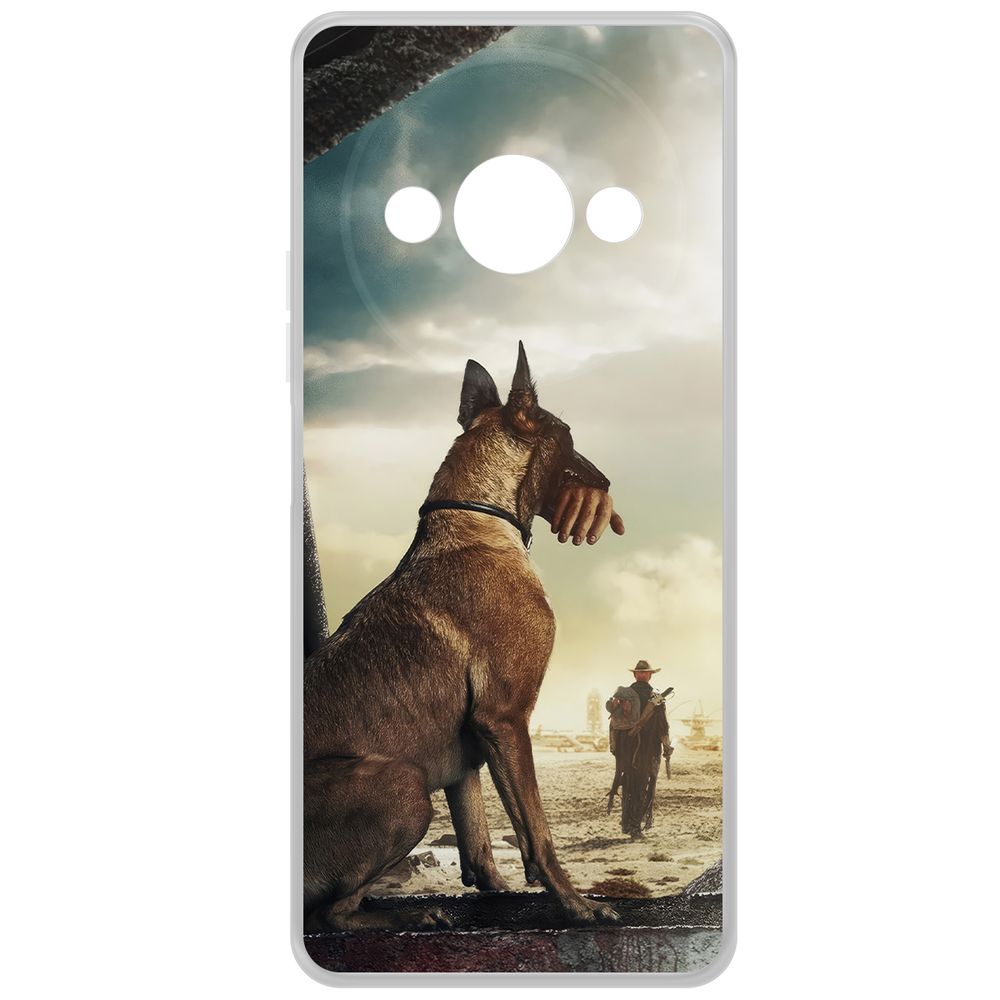 

Чехол-накладка Krutoff Clear Case Фоллаут (Fallout) - Псина для Xiaomi Redmi A3x, Прозрачный