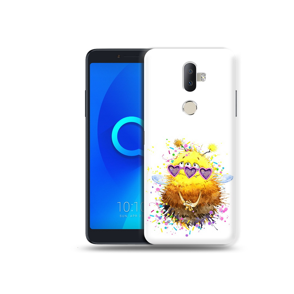 

Чехол MyPads Tocco для Alcatel 3V Пушитый шмель, Прозрачный, Tocco
