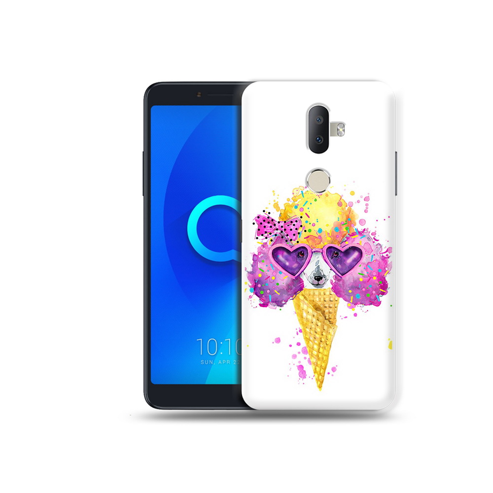 

Чехол MyPads Tocco для Alcatel 3V Рожок, Прозрачный, Tocco