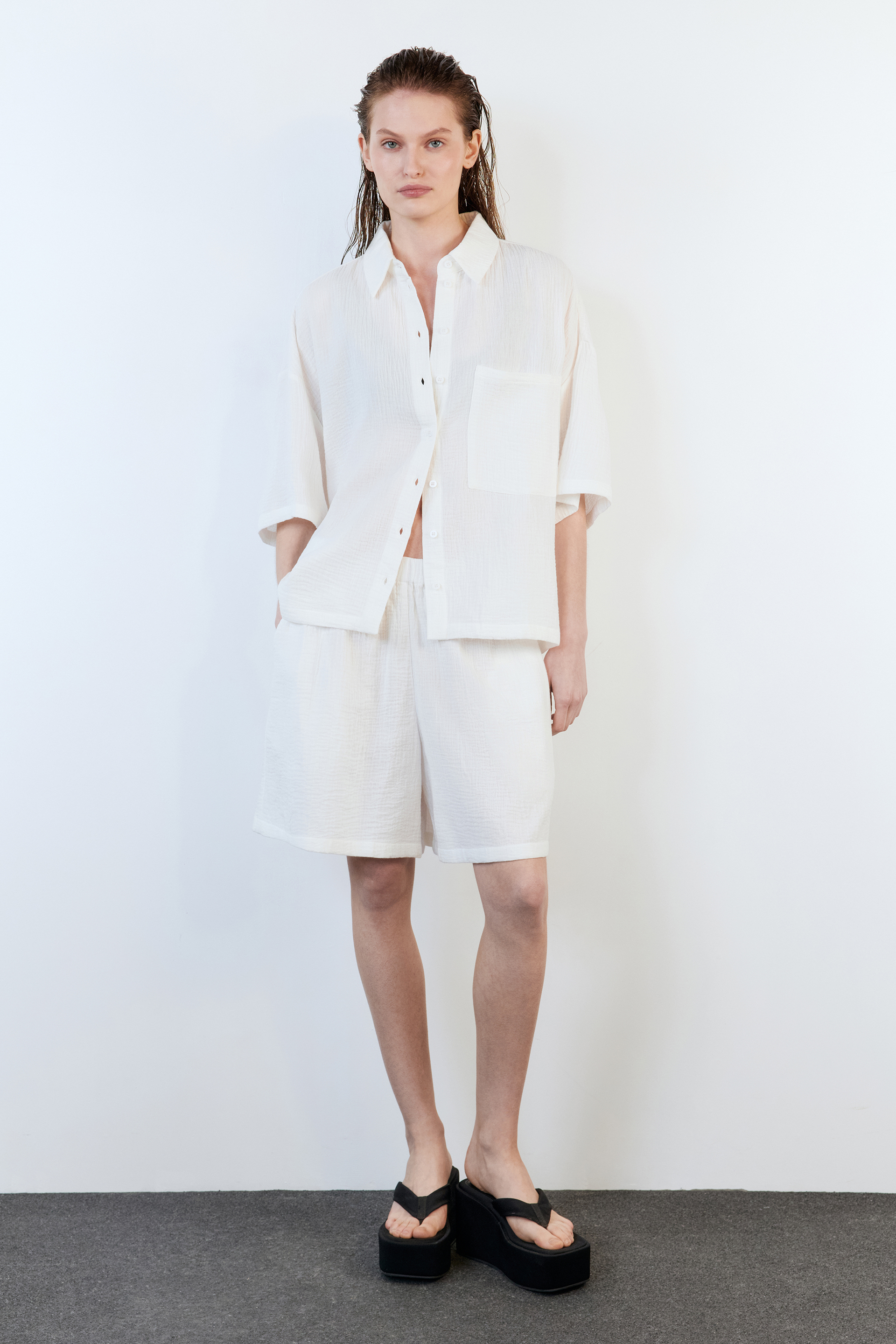 

Повседневные шорты женские Befree 2421311025 бежевые S, Бежевый, 2421311025