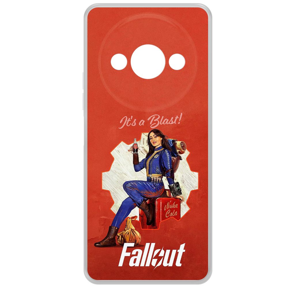 

Чехол-накладка Krutoff Clear Case Фоллаут (Fallout) - Это взрыв! для Xiaomi Redmi A3x, Прозрачный