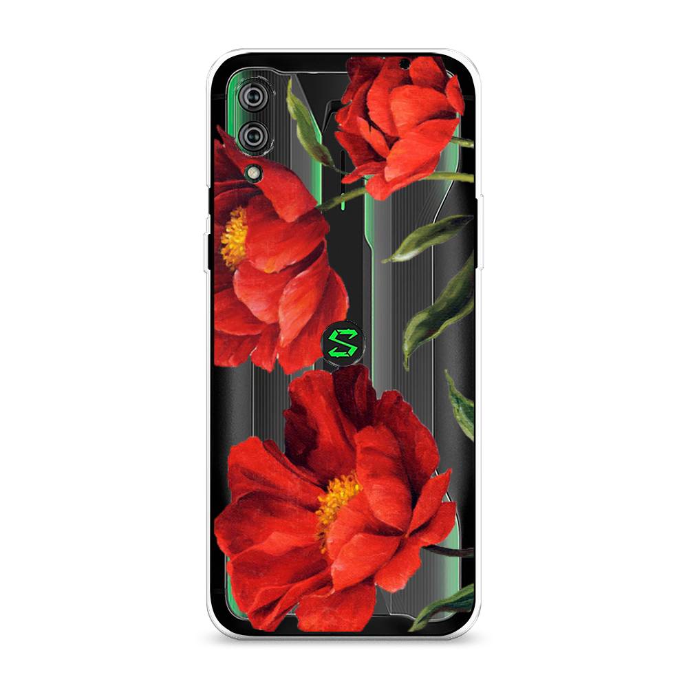 

Чехол Awog на Xiaomi Black Shark 2/2 Pro "Красные маки", Разноцветный, 36450-8