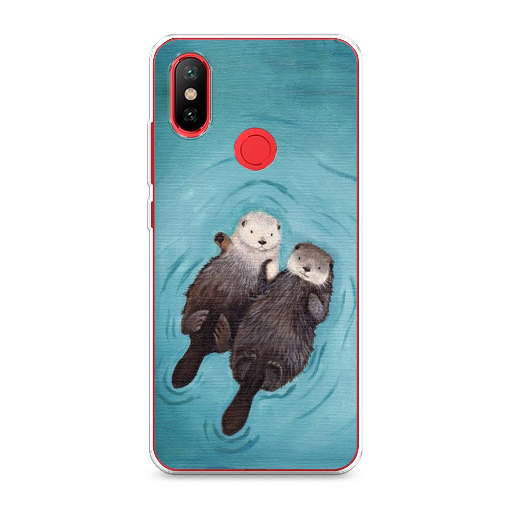 

Чехол Awog на Xiaomi Mi 6X/A2 "Парочка бобров", Разноцветный, 33350-10