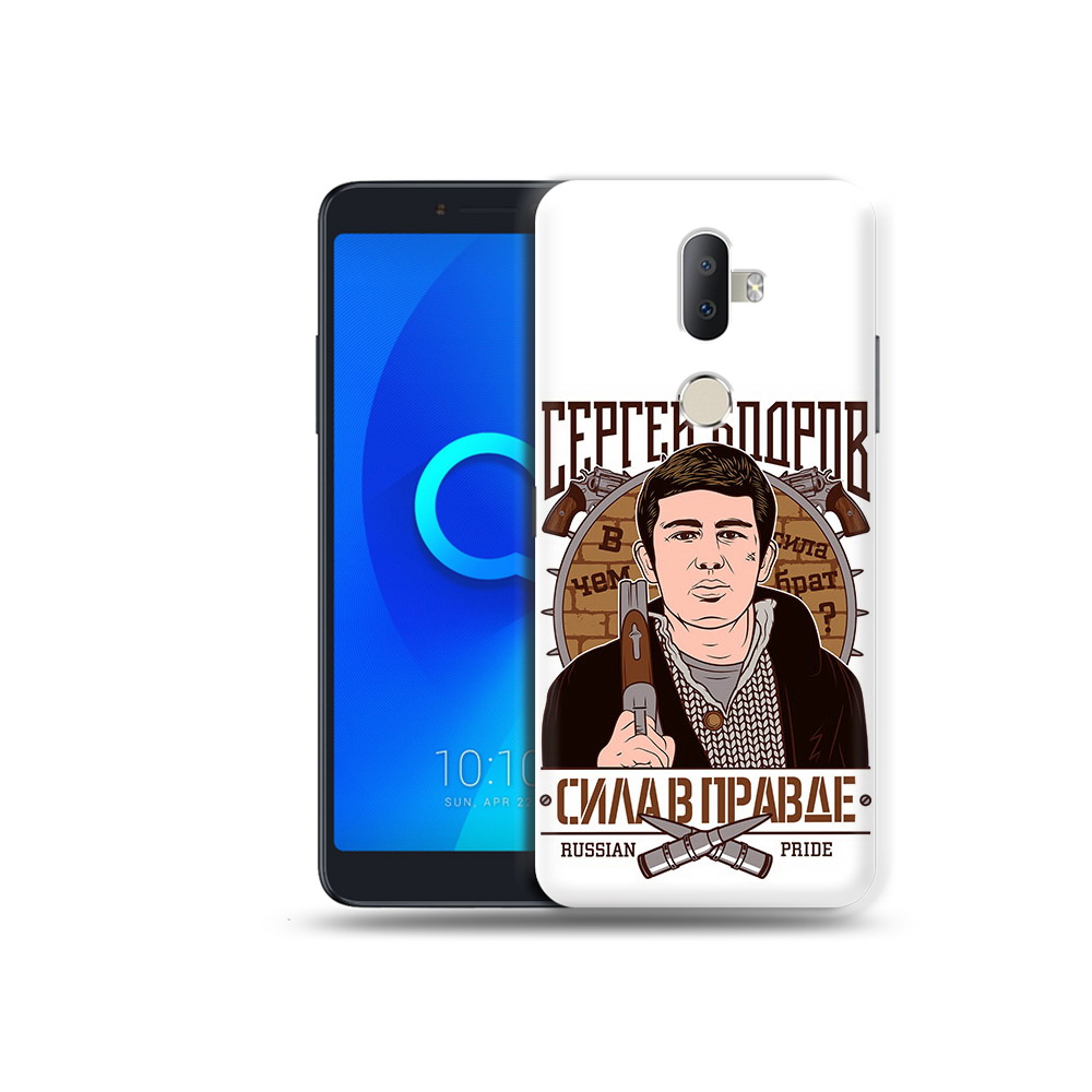 

Чехол MyPads Tocco для Alcatel 3V Сергей Бодров, Прозрачный, Tocco