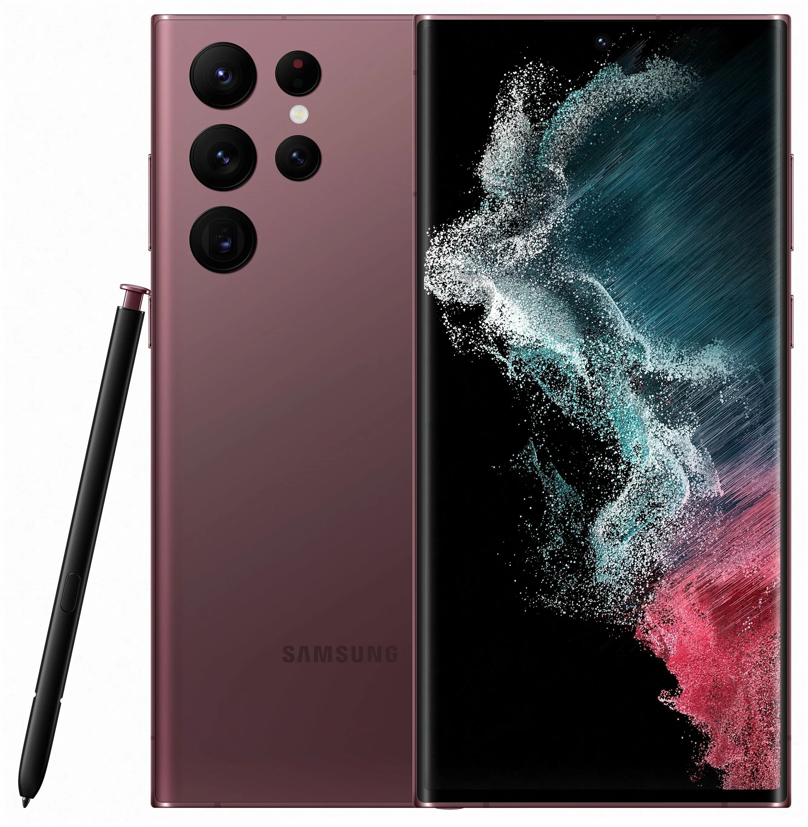 

Смартфон Samsung Galaxy S22 Ultra 8/128GB Burgundy (Красный), Galaxy S22 Ultra
