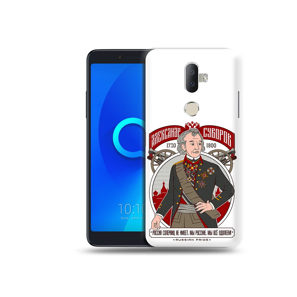 

Чехол MyPads Tocco для Alcatel 3V Суворов, Прозрачный, Tocco