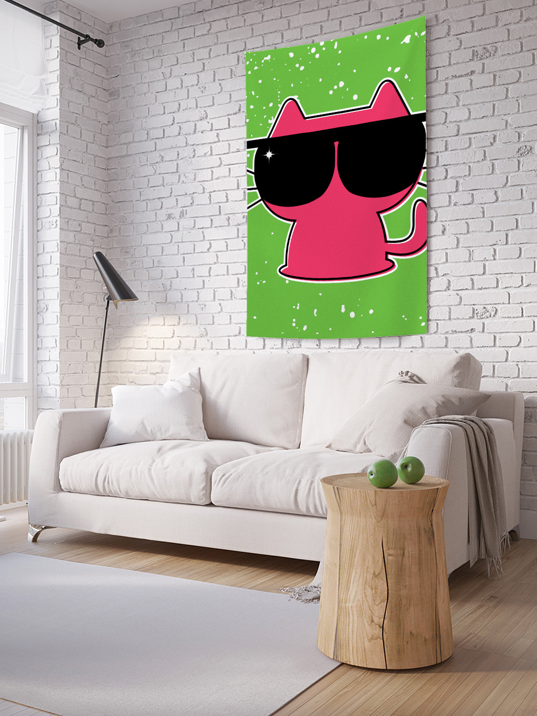 

Вертикальное фотопанно на стену JoyArty Крутая кошка 100x150 см, Крутая кошка