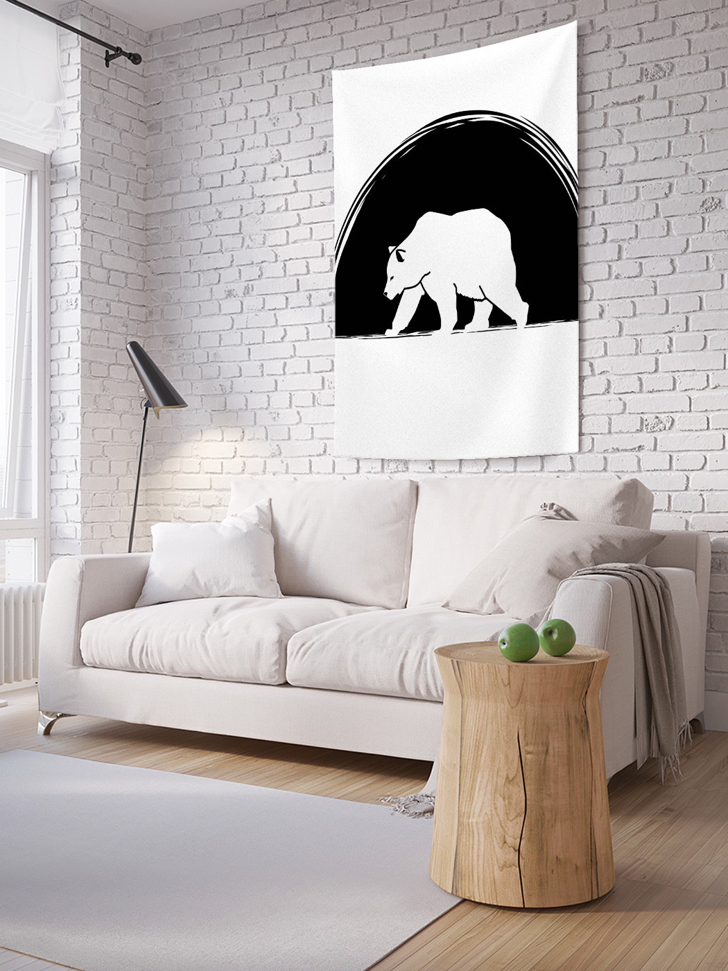 

Вертикальное фотопанно на стену JoyArty Мишка косолапый 100x150 см, Мишка косолапый