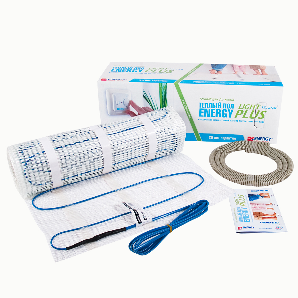 фото Теплый пол energy light plus 3 кв.м - 450 вт