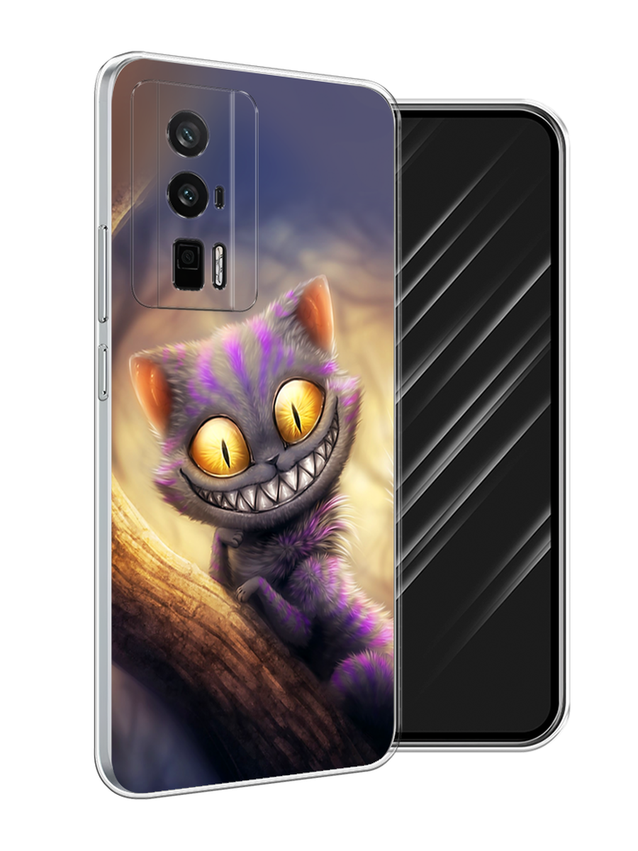 

Чехол Awog на Xiaomi Redmi K60/Poco F5 Pro "Cheshire Cat", Фиолетовый;желтый, 318850-1