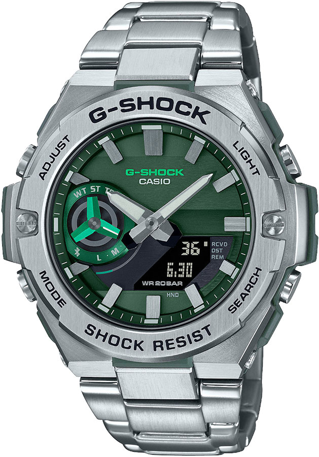 

Наручные часы мужские Casio GST-B500AD-3A серебристые, GST-B500AD-3A