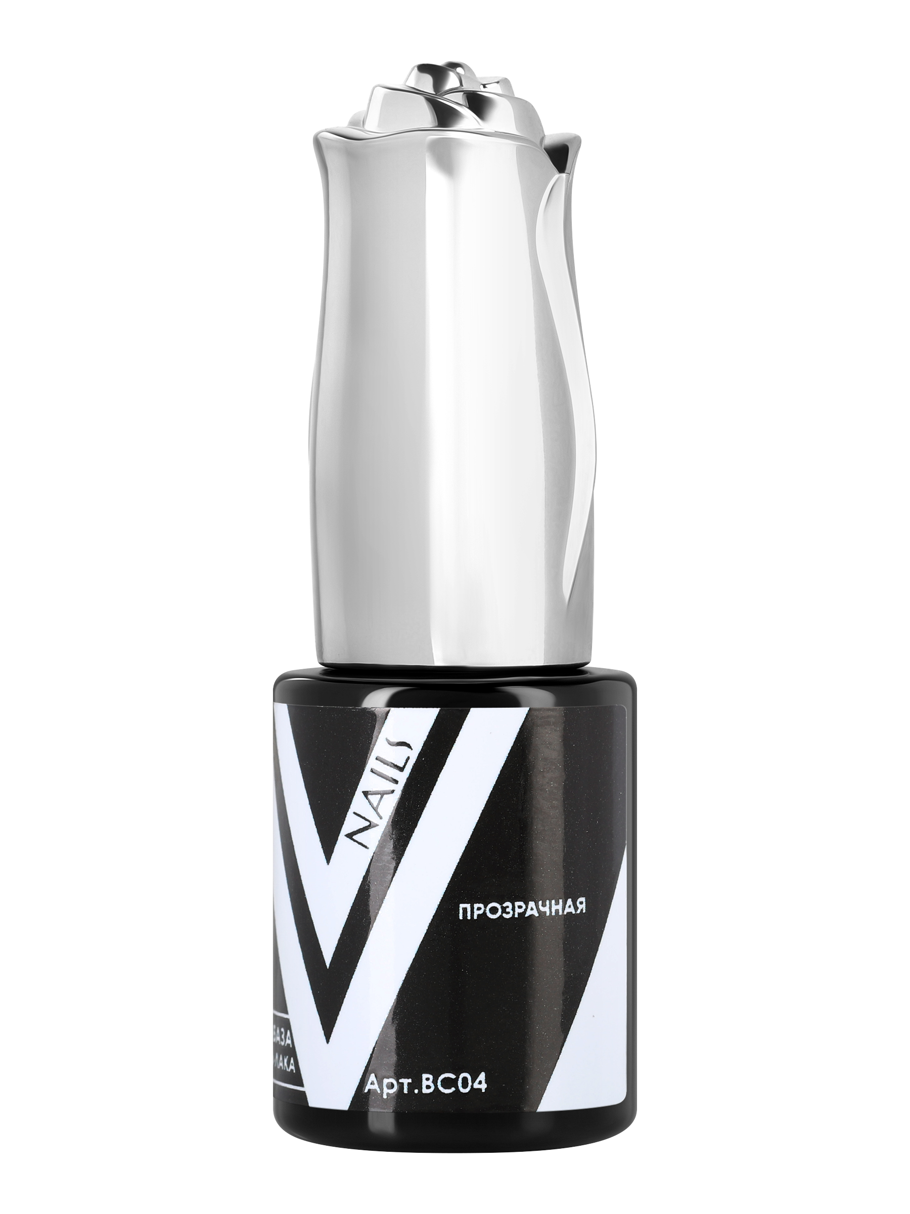 База Vogue Nails Rubber для гель-лака каучуковая прозрачная с кистью 10 мл