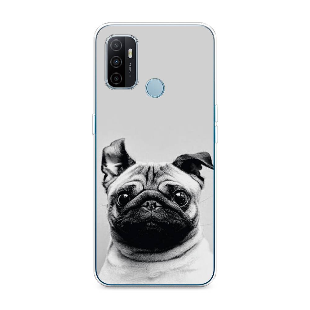 

Чехол Awog на Oppo A53 "Ушастый мопс", Разноцветный, 254350-1
