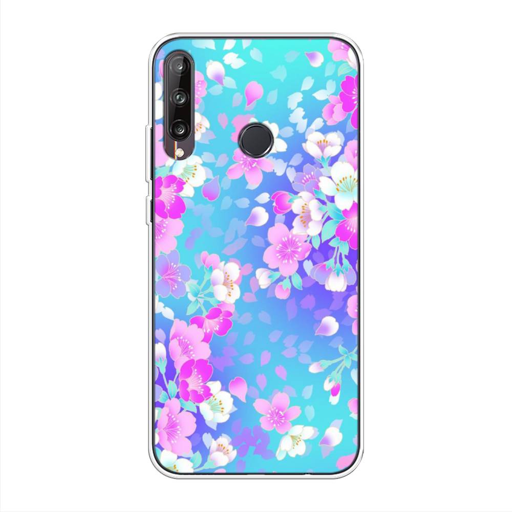 

Чехол Awog на Huawei Y7p "Яблоневые цветы", Голубой;розовый;белый, 6103350-8