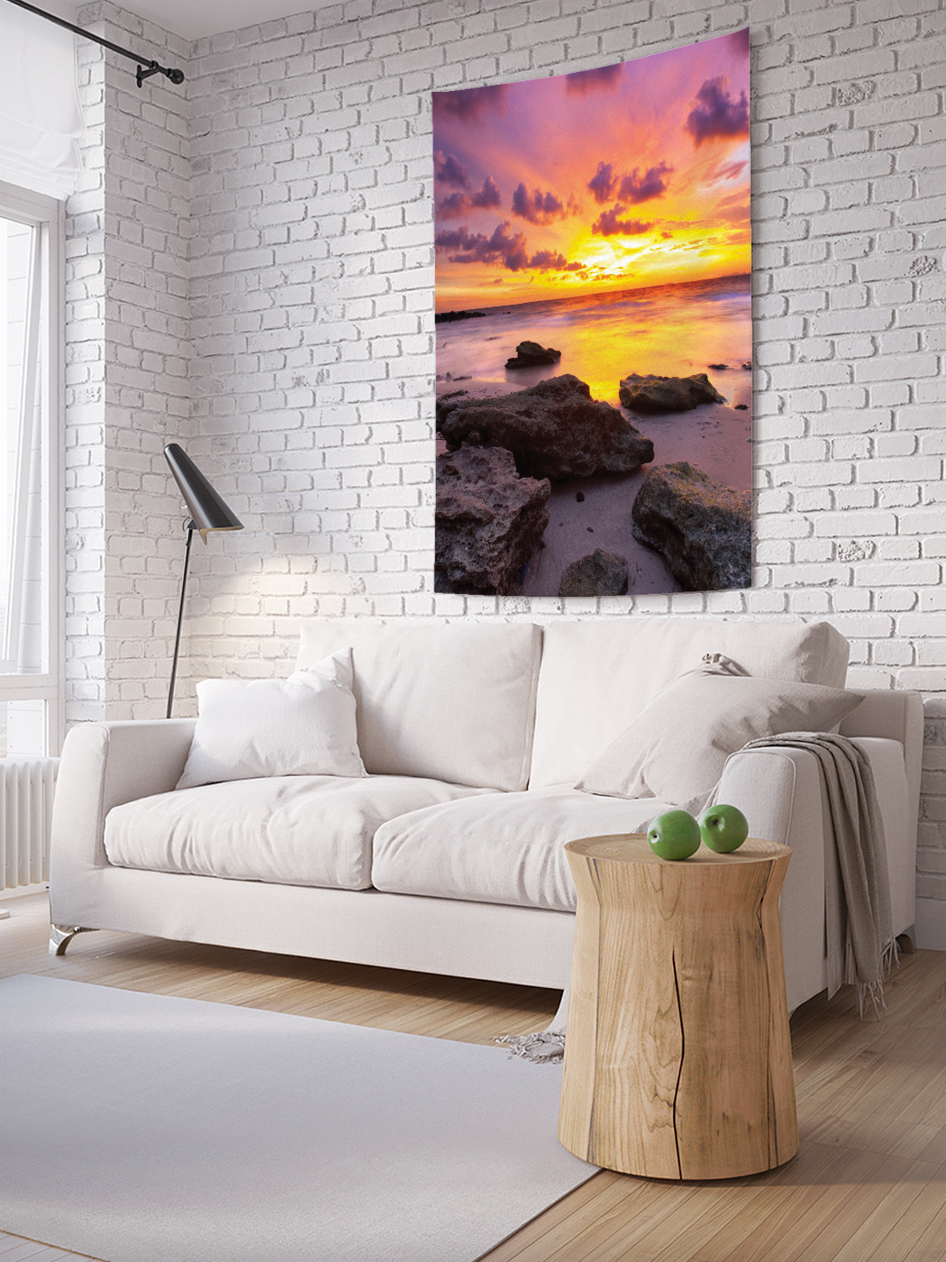 

Вертикальное фотопанно на стену JoyArty Закатное небо 100x150 см, Закатное небо
