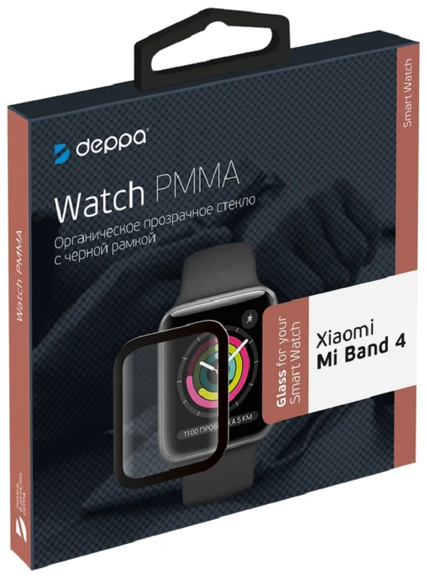 Защитное стекло Deppa для Xiomi Mi Band 4 (арт.62769)