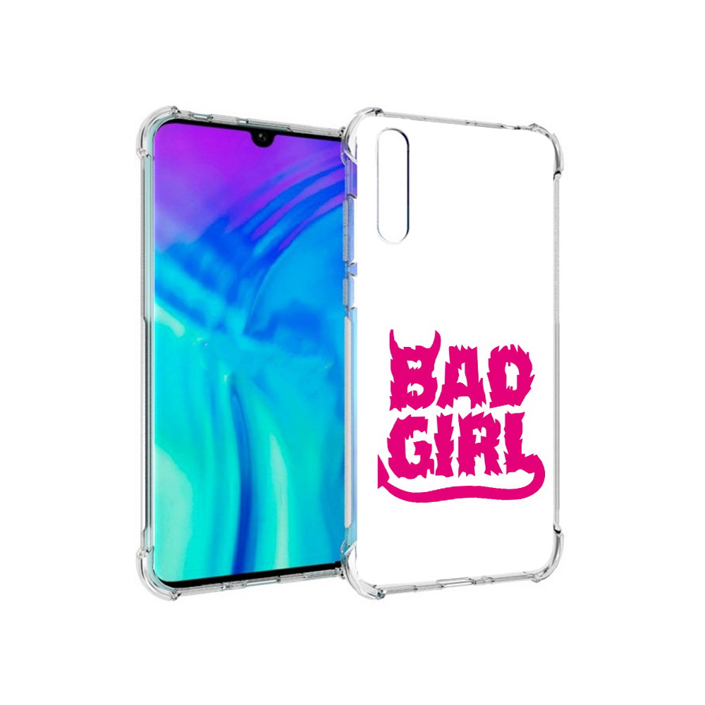 

Чехол MyPads Tocco для Huawei Enjoy 10s плохая девочка, Прозрачный, Tocco