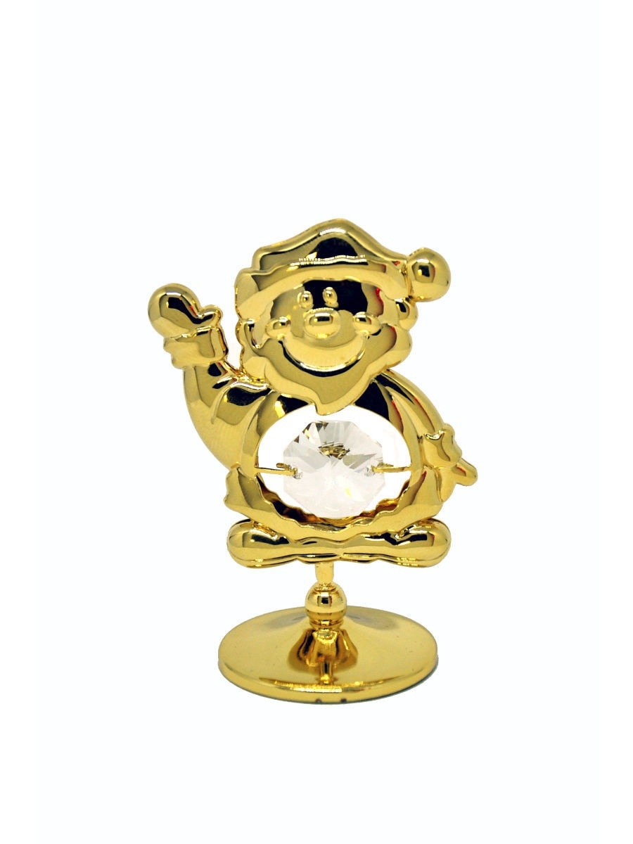 

Фигурка Дед Мороз CRYSTOCRAFT 301-001-GCL золотистый, 301-001-GCL