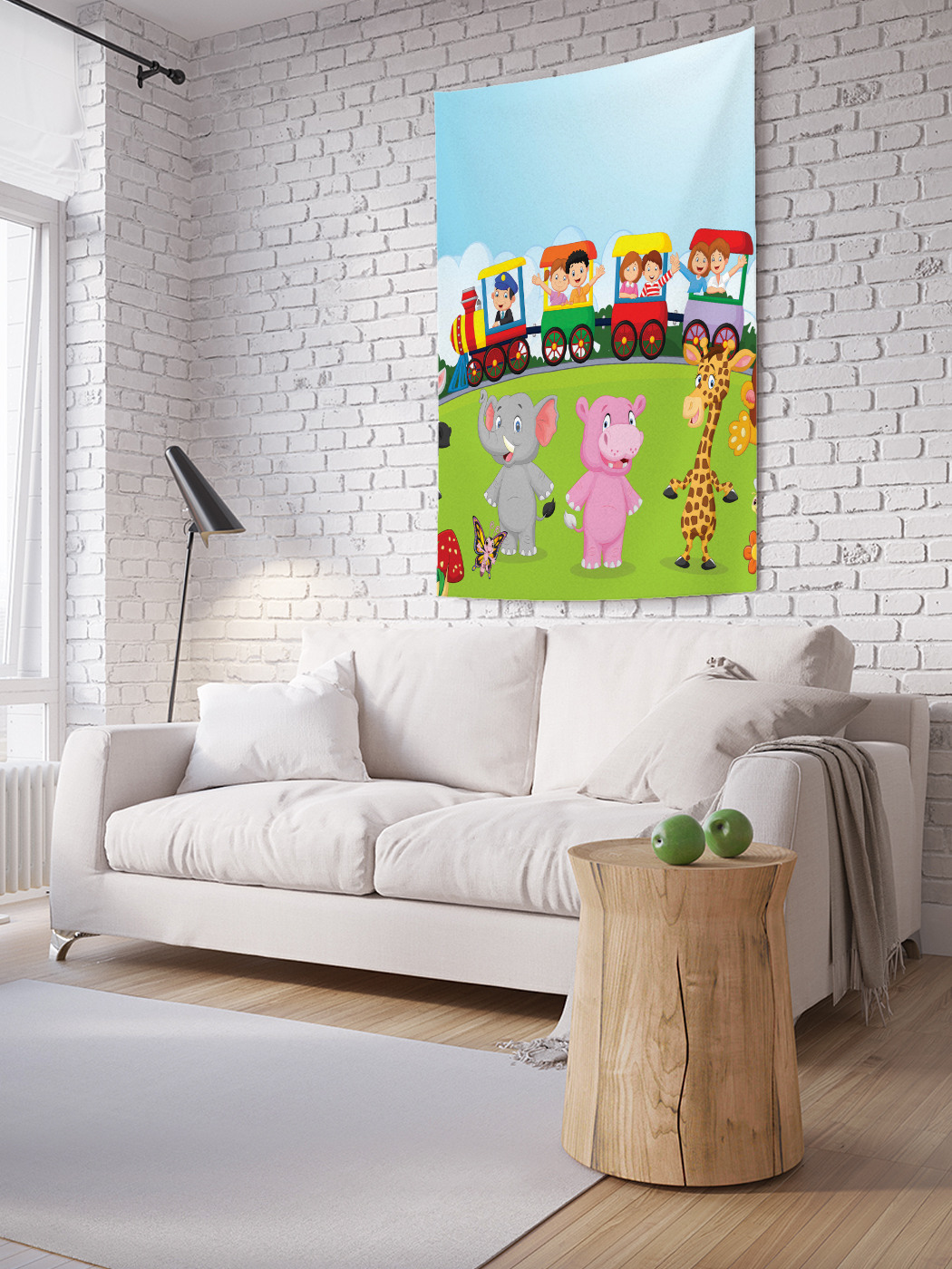 

Вертикальное фотопанно на стену JoyArty Веселое сафари 100x150 см, Веселое сафари