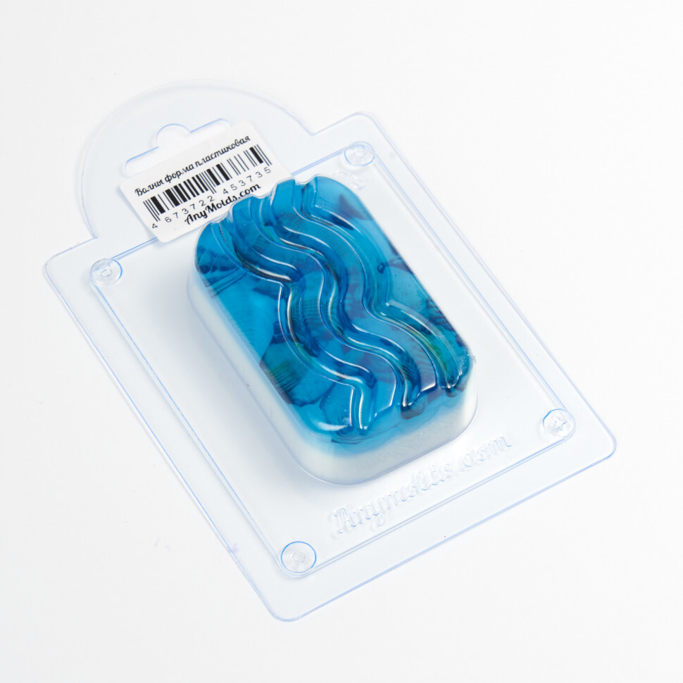 

Волны форма из пластика для мыла, шоколада AnyMolds