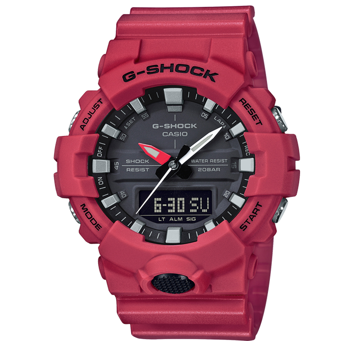 Наручные часы мужские Casio GA-800-4A красные