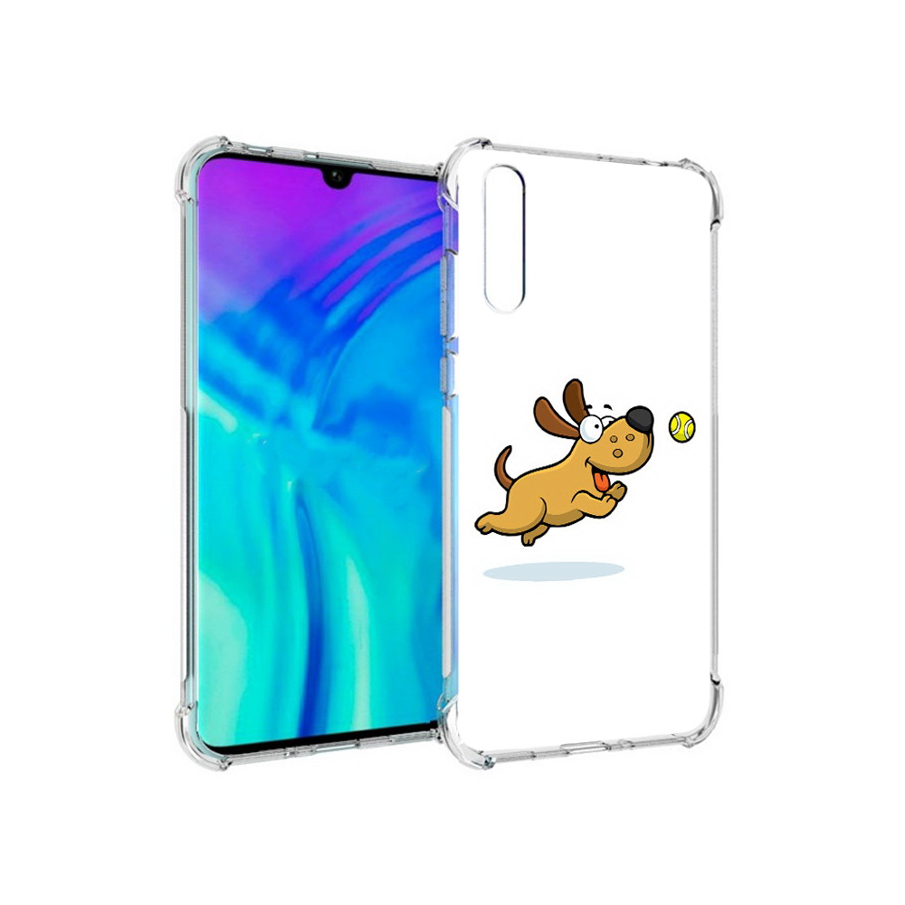 

Чехол MyPads Tocco для Huawei Enjoy 10s пёсик, Прозрачный, Tocco