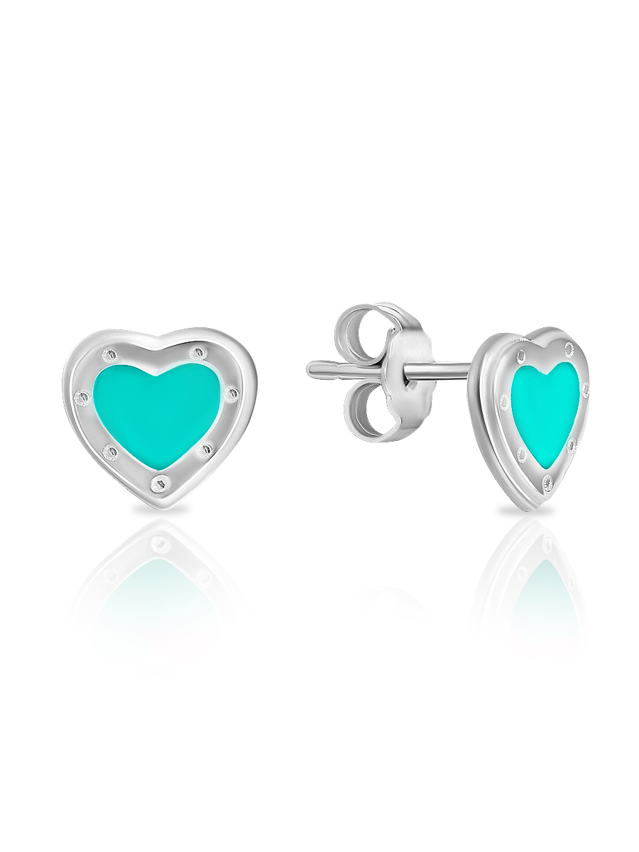 

Серьги из серебра с эмалью SKAZKA Natali Romanovoi 53557, 53557