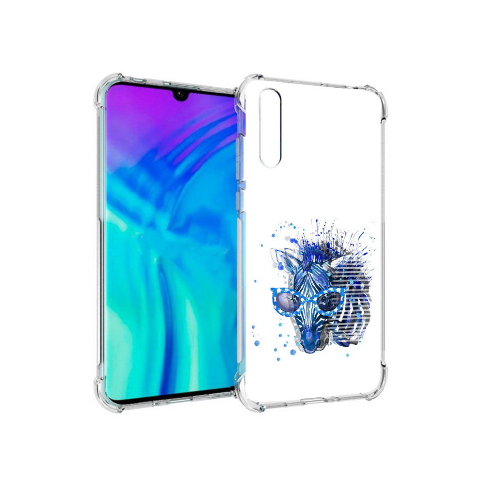 

Чехол MyPads Tocco для Huawei Enjoy 10s расплывчатая зебра, Прозрачный, Tocco