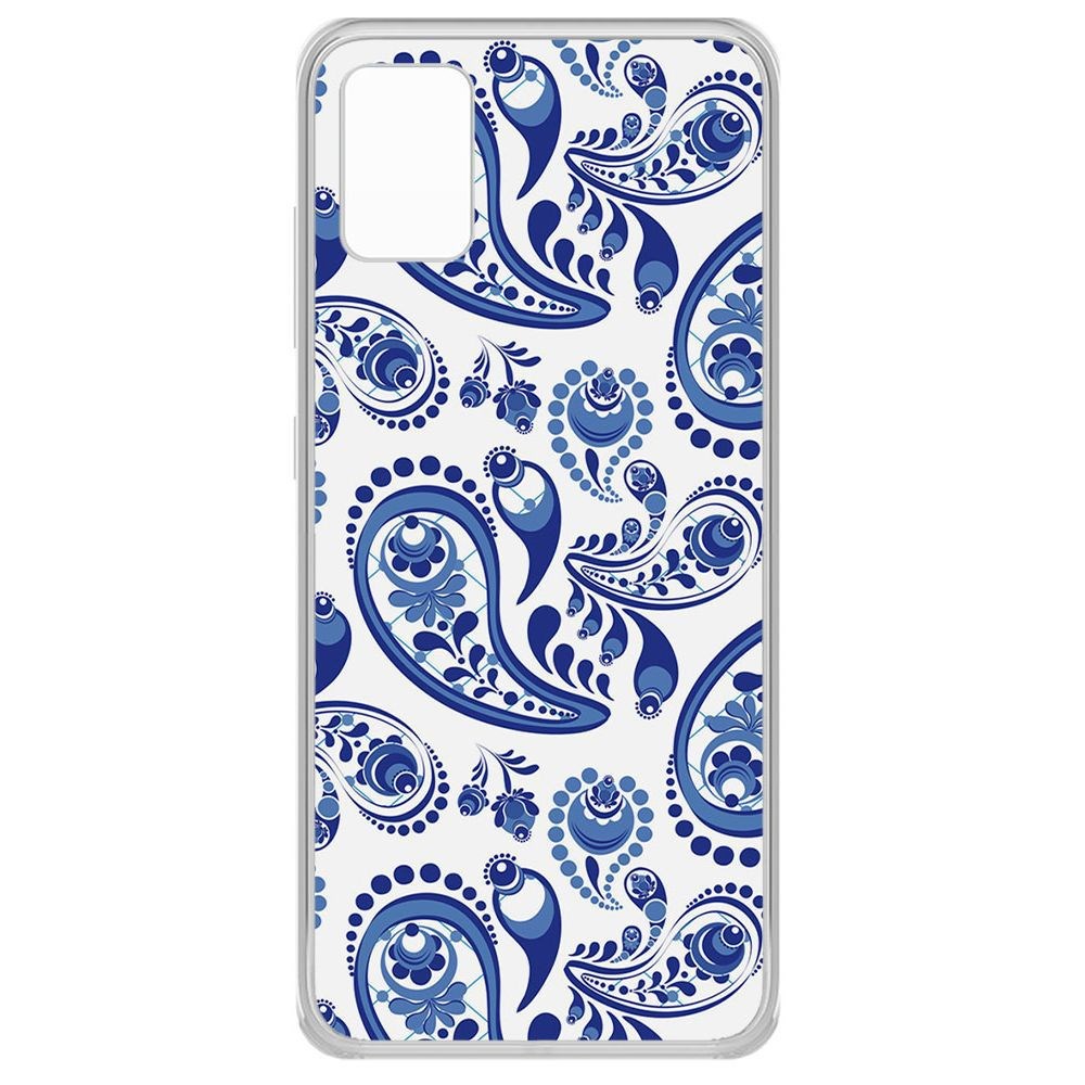 

Чехол-накладка Krutoff Clear Case Гжель для Samsung Galaxy A51 (A515), Прозрачный