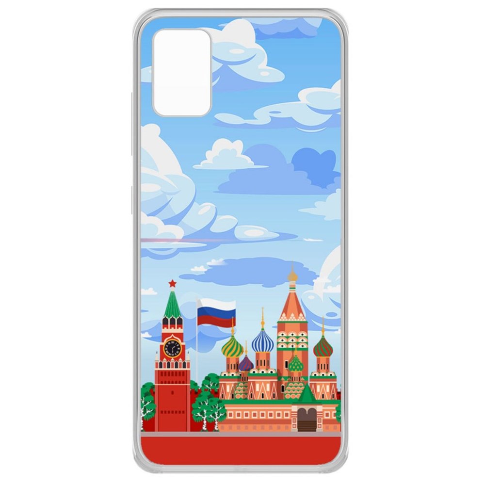 

Чехол-накладка Krutoff Clear Case Красная Площадь для Samsung Galaxy A51 (A515), Прозрачный