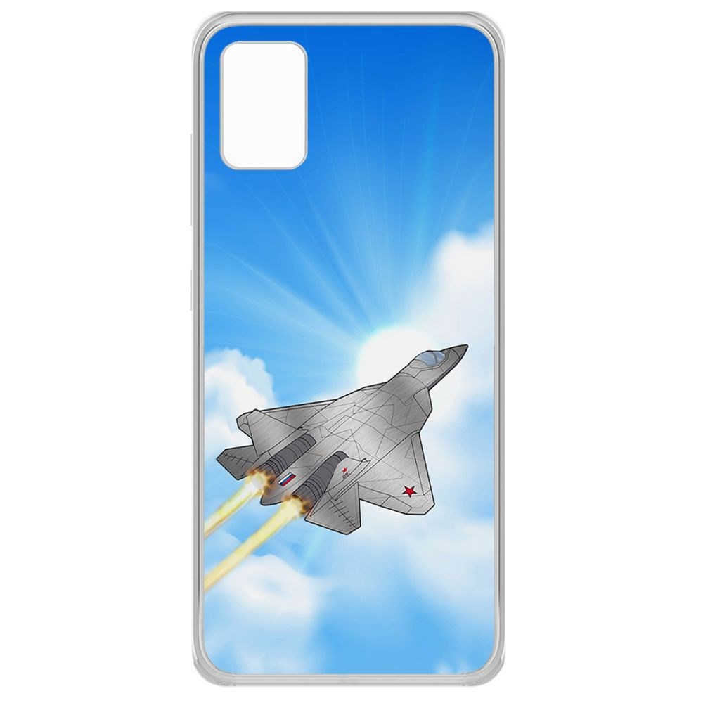 

Чехол-накладка Krutoff Clear Case СУ-57 для Samsung Galaxy A51 (A515), Прозрачный